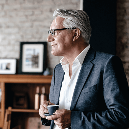 Extra Peace of Mind with Long-Term Vision man smiling