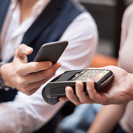 Pay with Your Mobile Device paying bill with cell phone