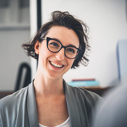 Benefits of a Trust woman smiling