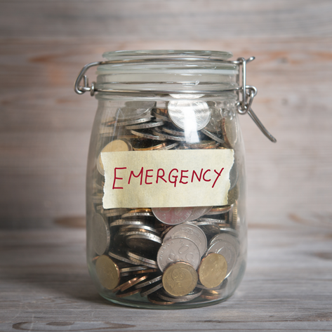 Avoid spending your savings.